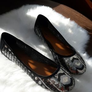 Lucky Brand Sequined Flats